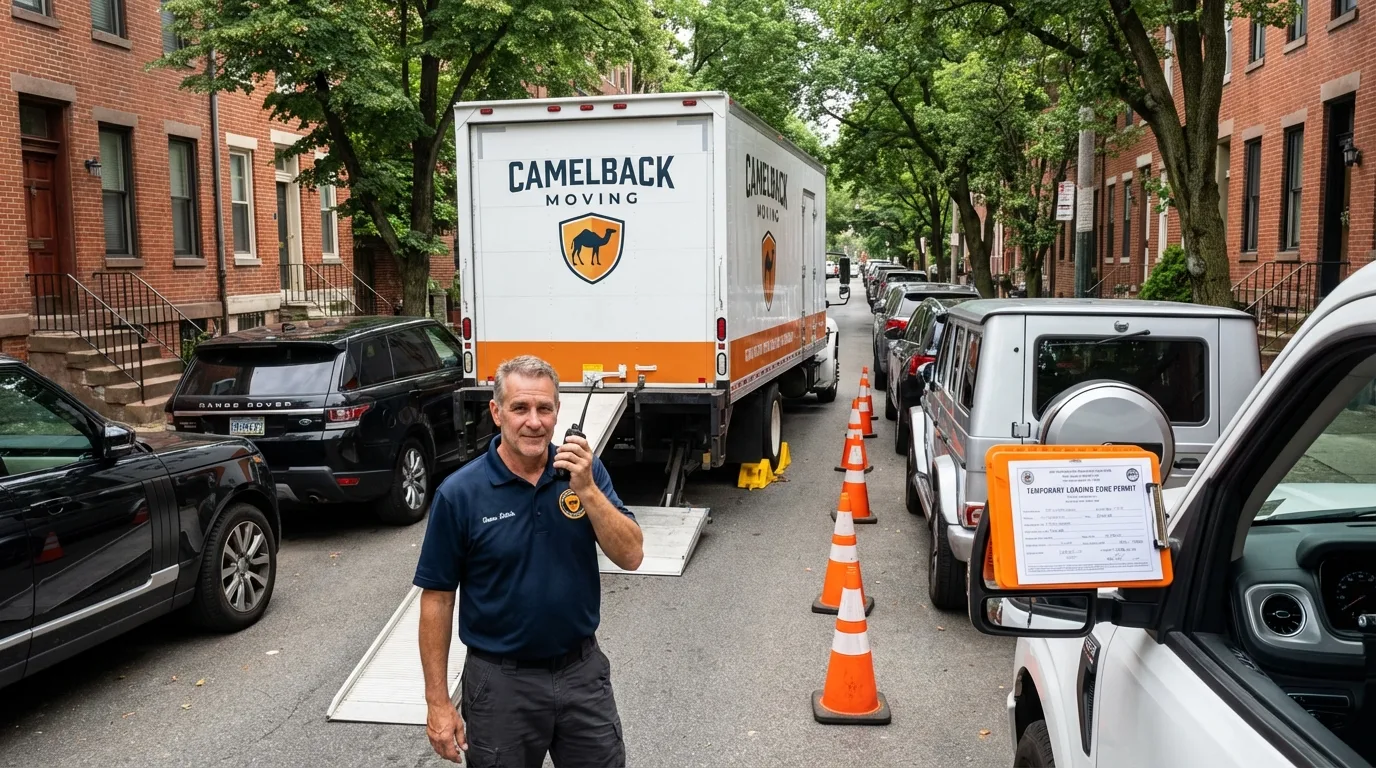 City street loading permit setup in Fort Edward, NY