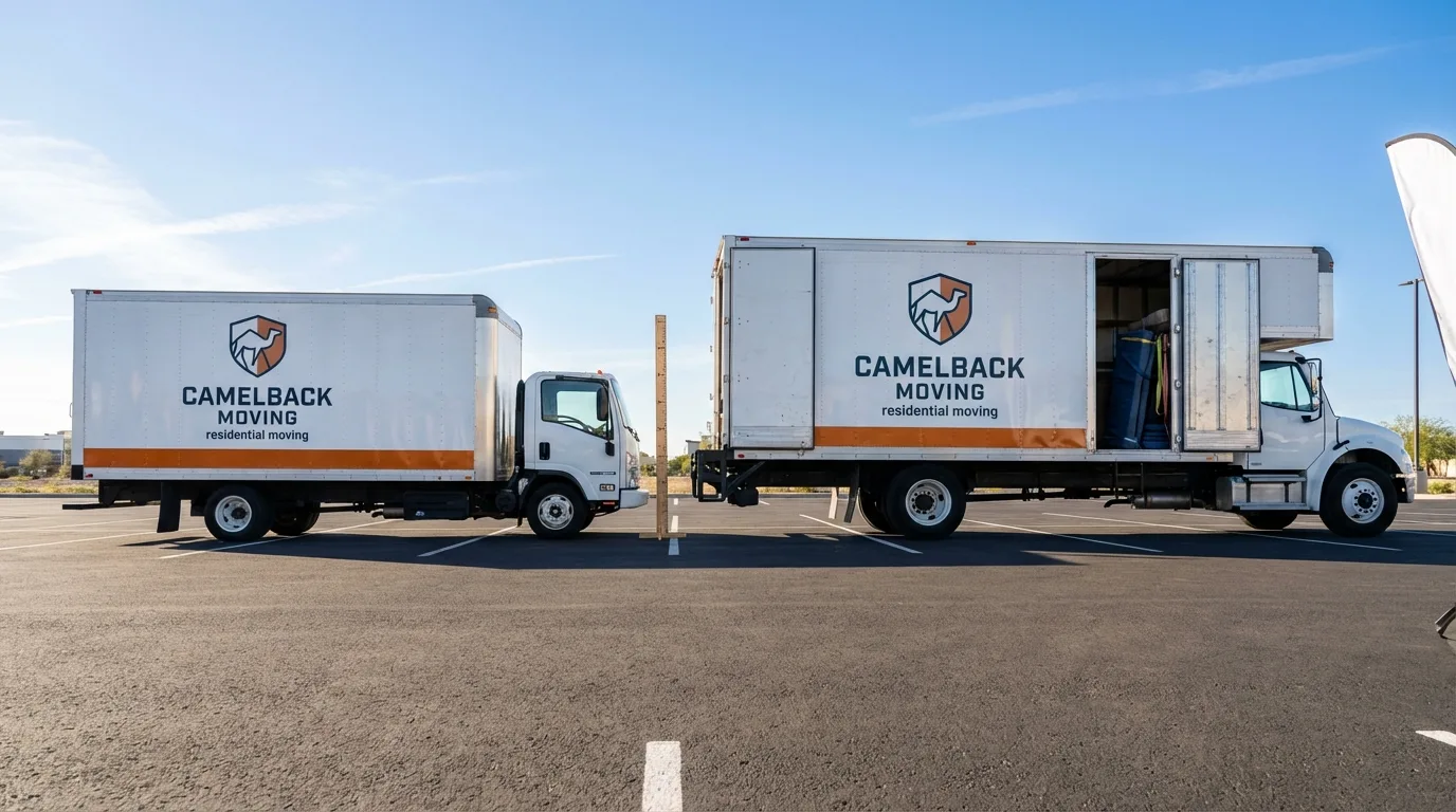 Moving truck size capacity guide in Fort Edward